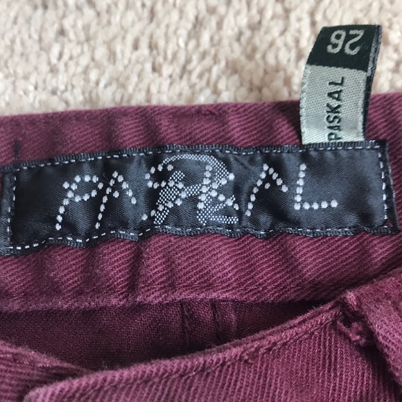 Cropped Raw Hem Low Rise Jeans Size 26/4 - Picture 4 of 8